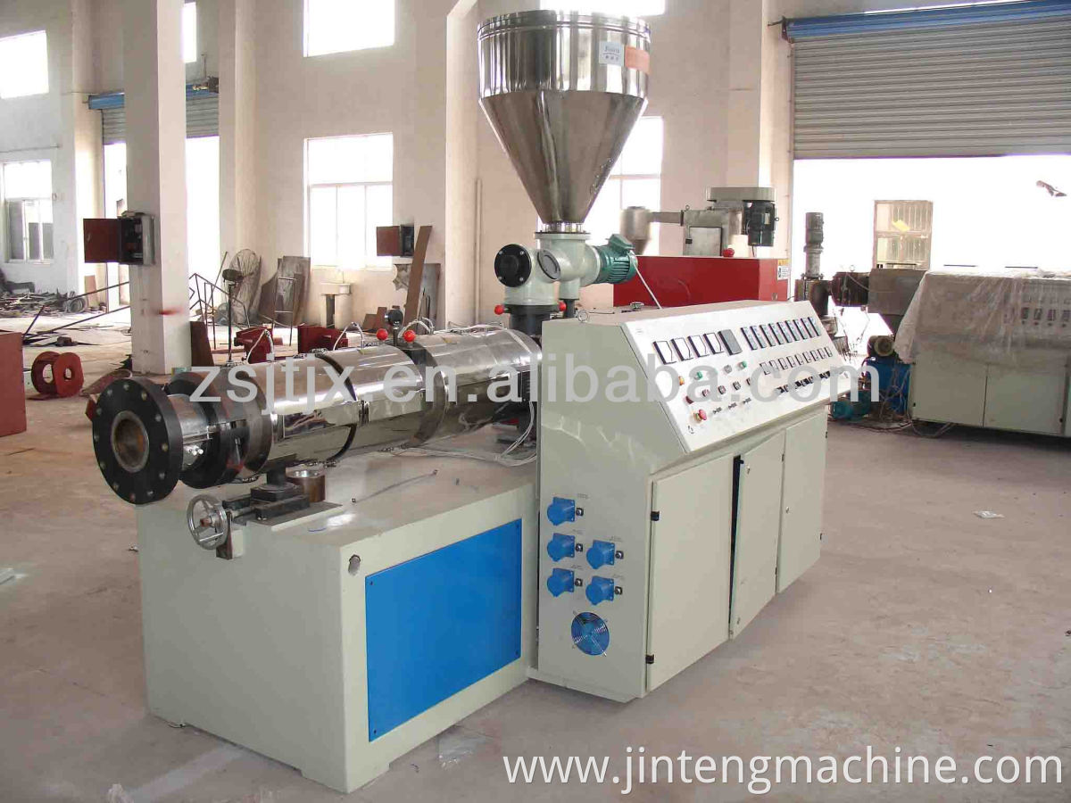 92/188 conical twin screw extruder for PVC pipe,profile,sheet,wood,granules,wpc/conical twin extruder